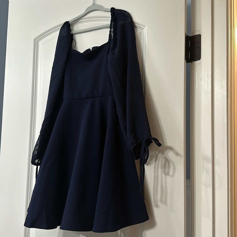 Rare Editions girls dress size 7 navy